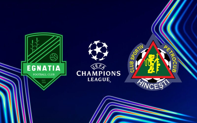 Egnatia Rout Petrocub Hîncești 6-1 in UEFA Champions League