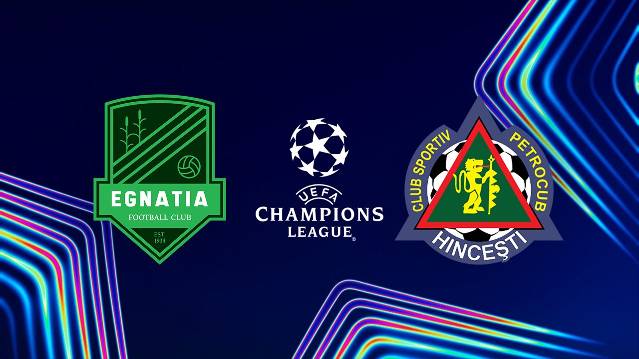 Egnatia Rout Petrocub Hîncești 6-1 in UEFA Champions League