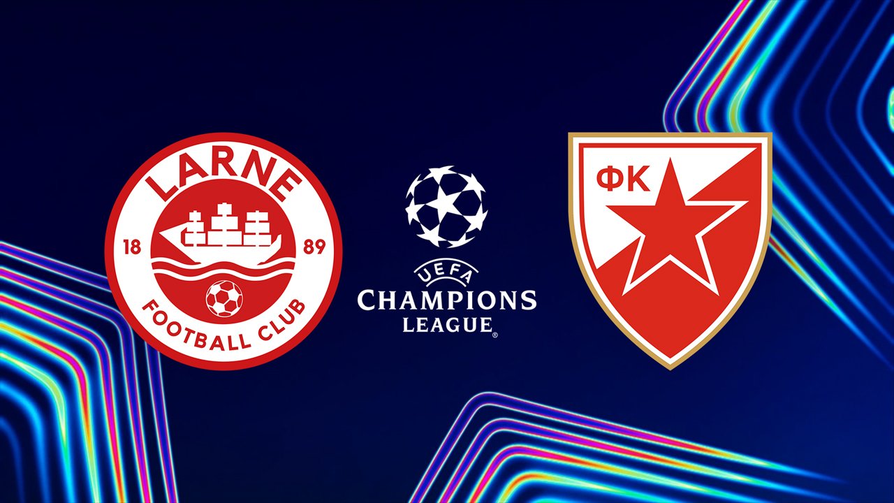 Crvena Zvezda Blanks Larne 4-0 in Champions League Opener